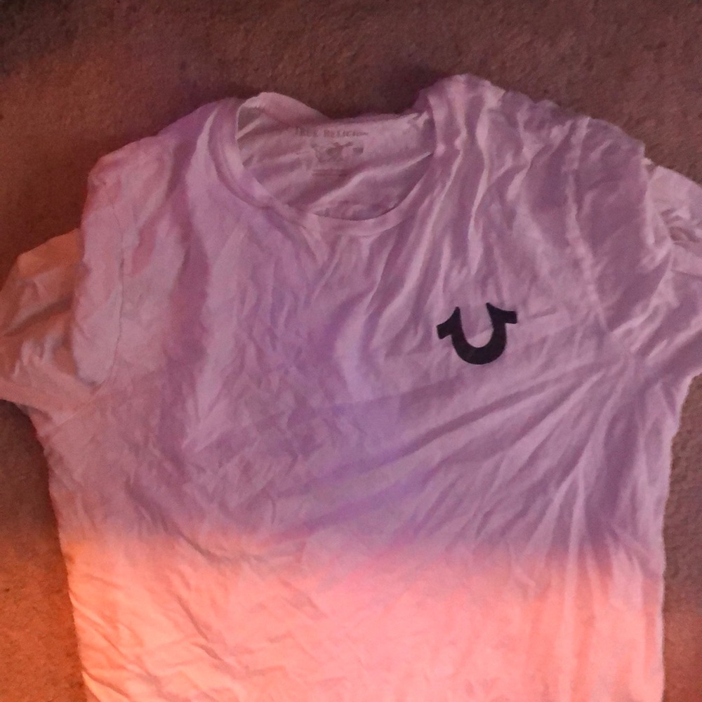 True religon white tee